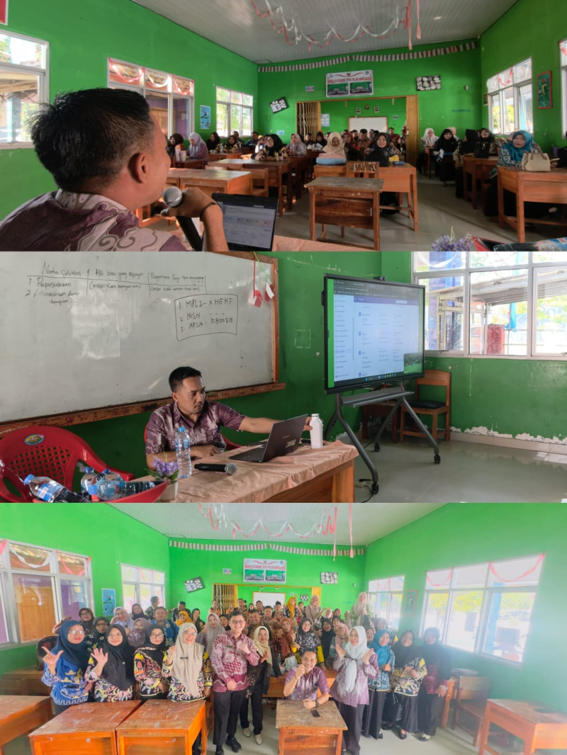 Kegiatan Koaching Clinik Uji Kopetensi Kenaikan Jenjang Tahap 1 tahun 2026 di SMP 2 Pesawaran Kec. T